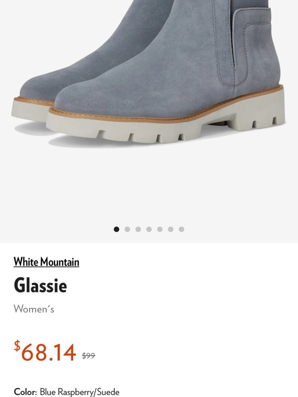 White Mountain Chelsea Lug Sole Booties - Picture 8 of 8